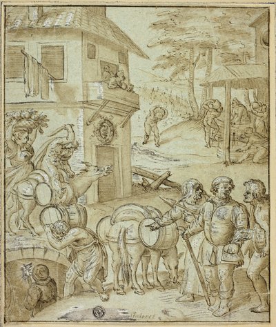 Weinernte von Tintoretto