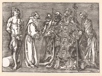 Sechs stehende Heilige von Titiaan
