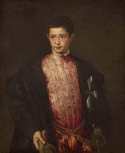 Ranuccio Farnese von Tiziano Vecelli