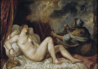 Danae, 1553 von Tiziano Vecelli