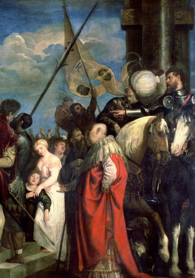 Ecce Homo, 1543 (Detail) von Tiziano Vecelli