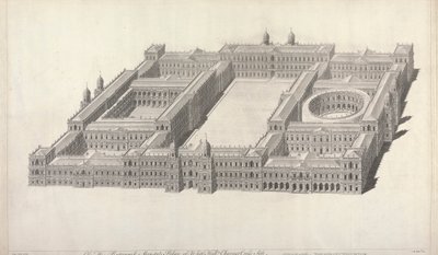 Palast von Whitehall. Die Charing Cross Seite. von Tobias Müller