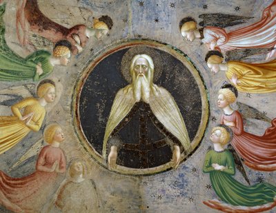 Ewiger Vater umgeben von Engeln von Tommaso Masolino da Panicale