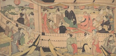 Sumida-Fluss-Feiertag von Torii Kiyonaga