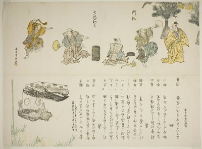Der Saruwaka-Tanz von Torii Kiyonaga