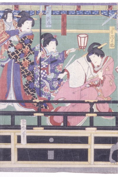 Sendai Hagi von Toyohara Kunichika