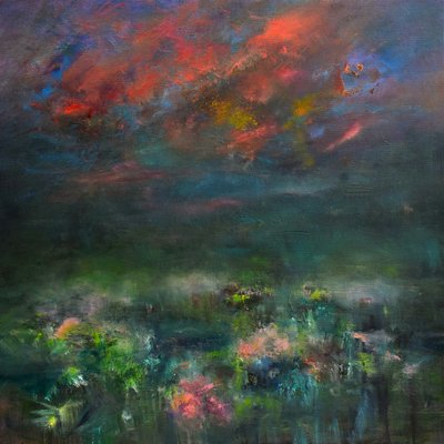 Verführerische Abenddämmerung, 2019 von Tracy Lambros