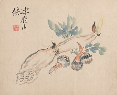 Lotuswurzel und Natternzunge von Tsubaki Chinzan