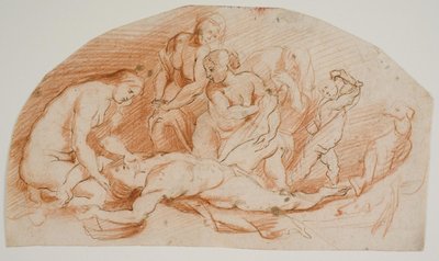 Venus trauert um den toten Adonis von Ubekendt