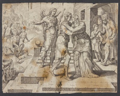 Die Heimkehr des Tobias von Ubekendt efter Maarten van Heemskerck