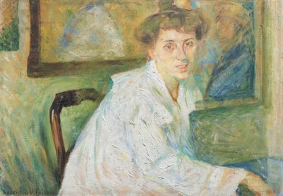 Porträt der Schwester des Künstlers von Umberto Boccioni