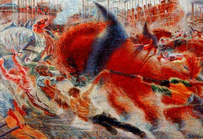 Die Stadt erhebt sich von Umberto Boccioni
