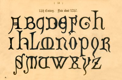 14. Jahrhundert. Datum um 1340, 1862 von Unbekannt