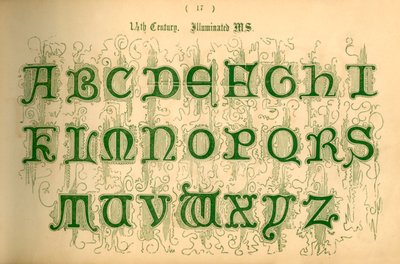 14. Jahrhundert. Illuminiertes Manuskript, 1862 von Unbekannt