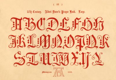 16. Jahrhundert. Albrecht Dürers Gebetbuch. Groß, 1862 von Unbekannt