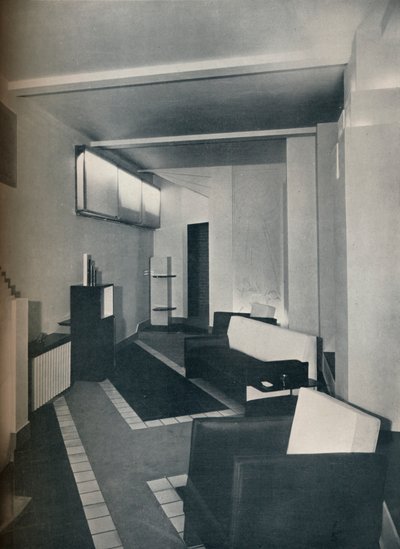 Wohnzimmer der 1930er Jahre, 1930 von Unbekannt