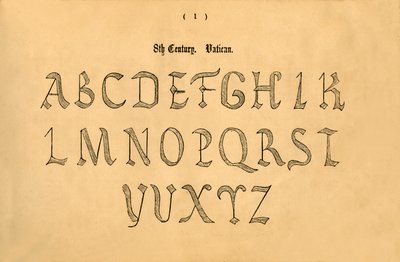 8. Jahrhundert. Vatikan, 1862 von Unbekannt