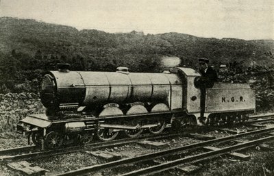 Eine Lokomotive der Ravenglass and Eskdale Railway, ca. 1930 von Unbekannt