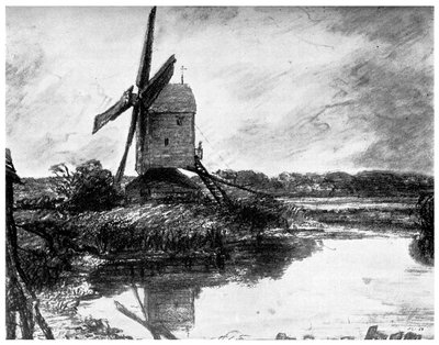 Eine Windmühle, 1802 1899 von Unbekannt