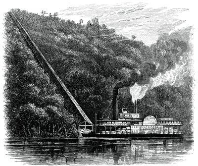 Eine Baumwollrutsche, Vereinigte Staaten, ca. 1880 von Unbekannt