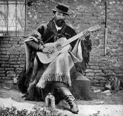 Ein Gaucho, Argentinien, 1922 von Unbekannt