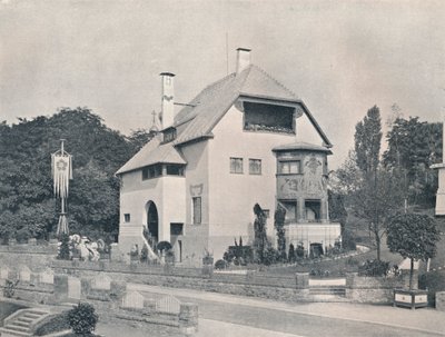 Ein Haus entworfen von Hans Christiansen, um 1901 1901-1902 von Unbekannt