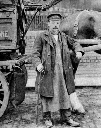 Ein Zugkutscher, London, 1926-1927 von Unbekannt