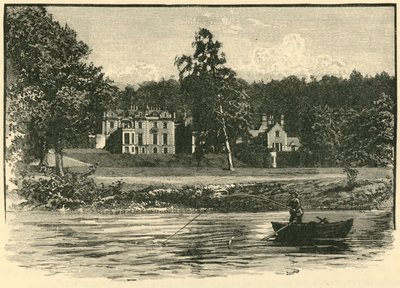 Abbotsford, vom Fluss aus, 1898 von Unbekannt