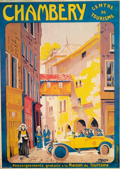 Werbung für Tourismus in Chambéry, Frankreich, ca. 1920er von Unbekannt