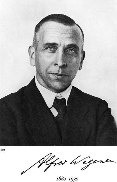 Alfred Lothar Wegener, deutscher Geophysiker und Meteorologe von Unbekannt