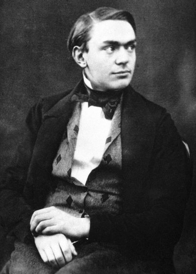 Alfred Nobel 1833-1896, im Alter von 20 Jahren von Unbekannt