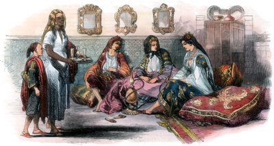 Algerische Frauen, 1857 von Unbekannt