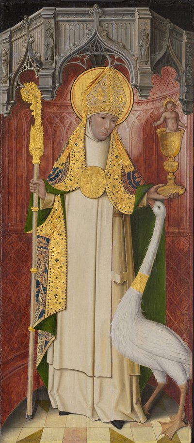 Altarbild aus Thuison-les-Abbeville: Sankt Hugh von Lincoln, 1490-1500 von Unbekannt