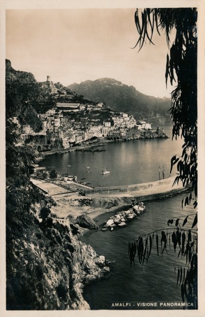 Amalfi - Panoramablick, um 1910 von Unbekannt