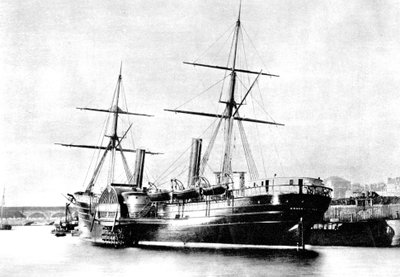 Amerikanisches transatlantisches Dampfschiff, Arago, 1856 von Unbekannt