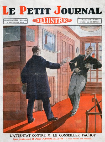Ein Angriff auf Stadtrat Fachot, 1929 von Unbekannt