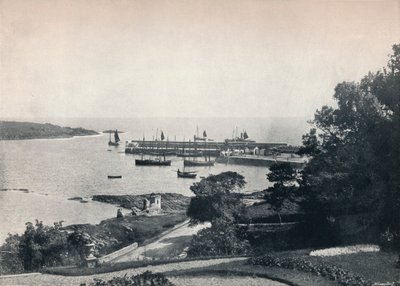 Ardglass - Gesamtansicht des Hafens, 1895 von Unbekannt