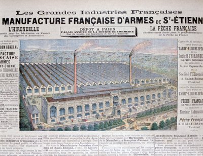 Waffenindustrie, St. Etienne, 1896 von Unbekannt