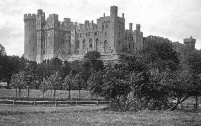 Arundel Castle, Arundel, West Sussex, um 1900-1920 von Unbekannt