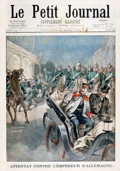 Angriff auf den Kaiser von Deutschland, 1901 von Unbekannt