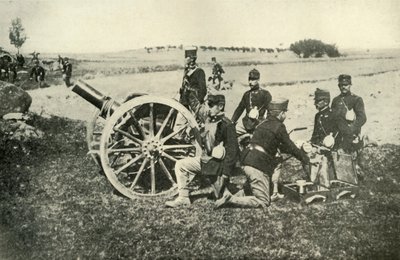 Österreichische Artillerie im Feld, 1919 von Unbekannt