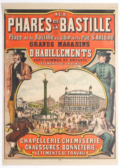 Aux Phares de la Bastille, 1890er Jahre von Unbekannt