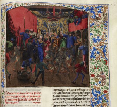 Bal des Ardents, ca. 1470-1475 von Unbekannt