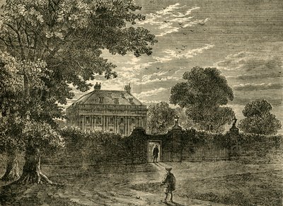 Balmes House im Jahr 1750, ca. 1876 von Unbekannt