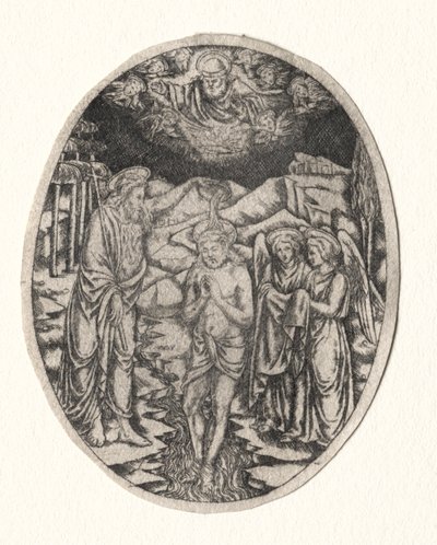Taufe Christi, 1400er von Unbekannt