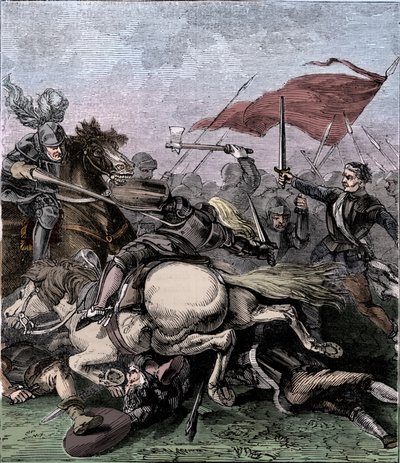 Schlacht von Flodden, 1513 von Unbekannt