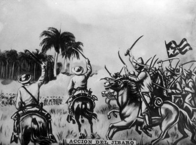 Schlacht von Jibaro, 1876 von Unbekannt