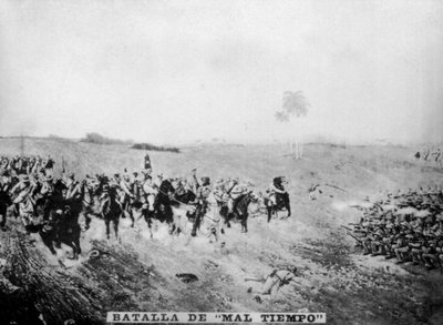 Schlacht von Mal Tiempo, 1895 von Unbekannt