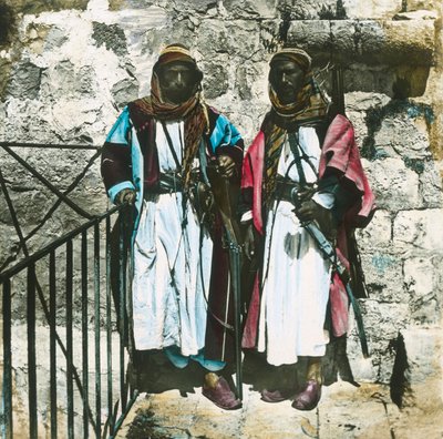 Beduinenhäuptlinge, Jericho, ca. 1910er von Unbekannt