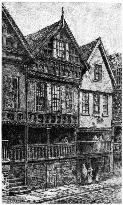 Bishop Lloyds Palast, Chester, 1908-1909 von Unbekannt